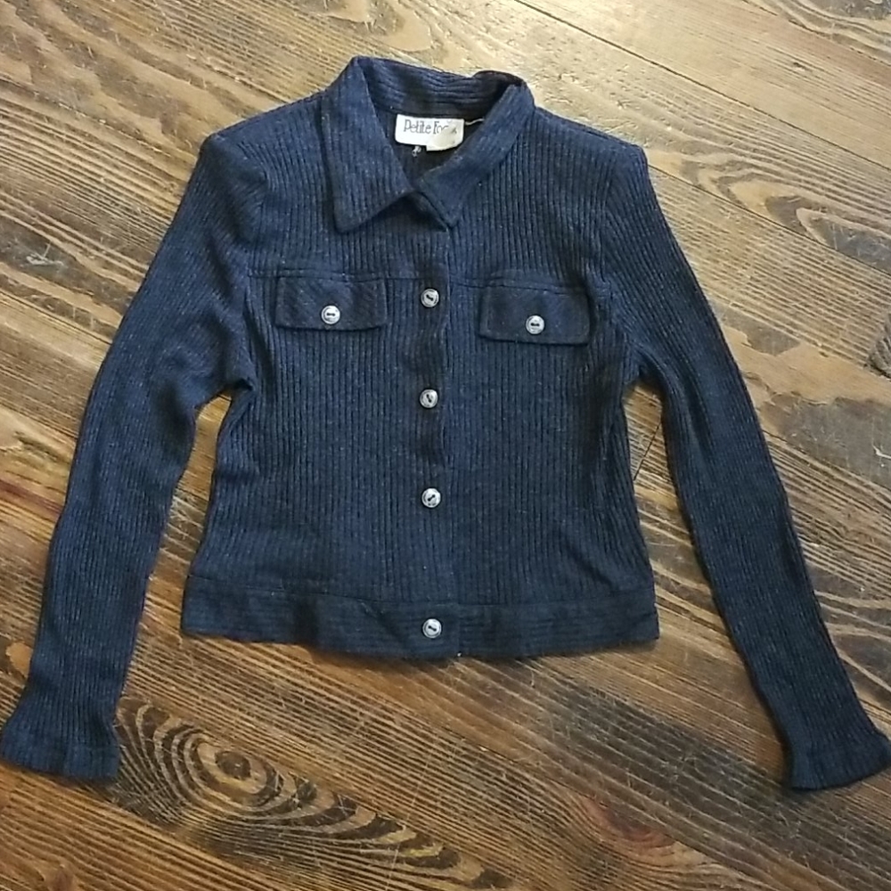 Vintage Petite Focus Cardigan